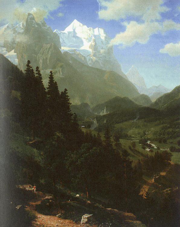 Albert Bierstadt The Wetterhorn Germany oil painting art